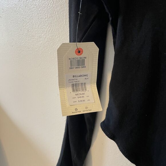 NWT Billabong Women's Think Twice Back Cut-Out Bodysuit sz m - Picture 8 of 12